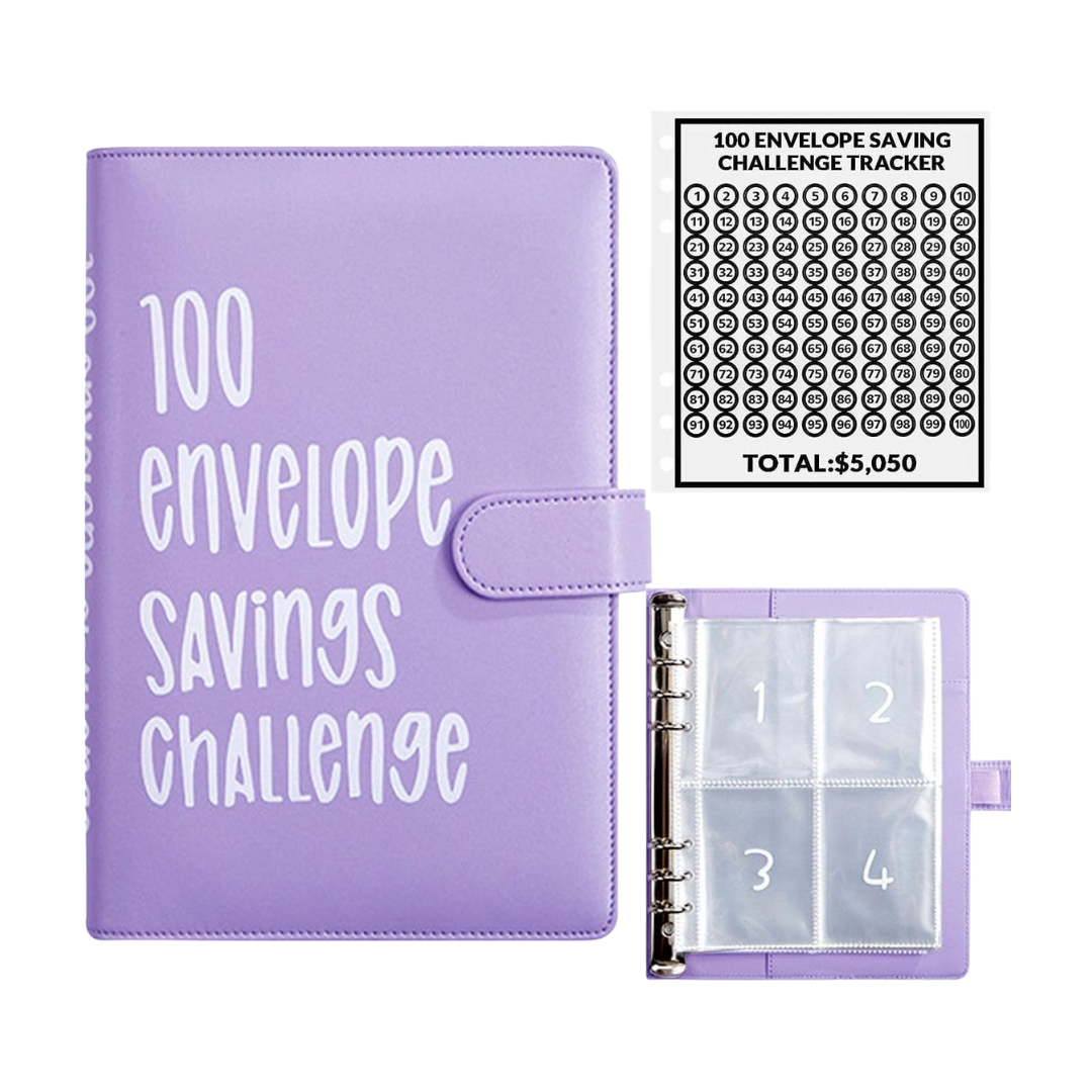 100 Envelopes money Saving Challenge