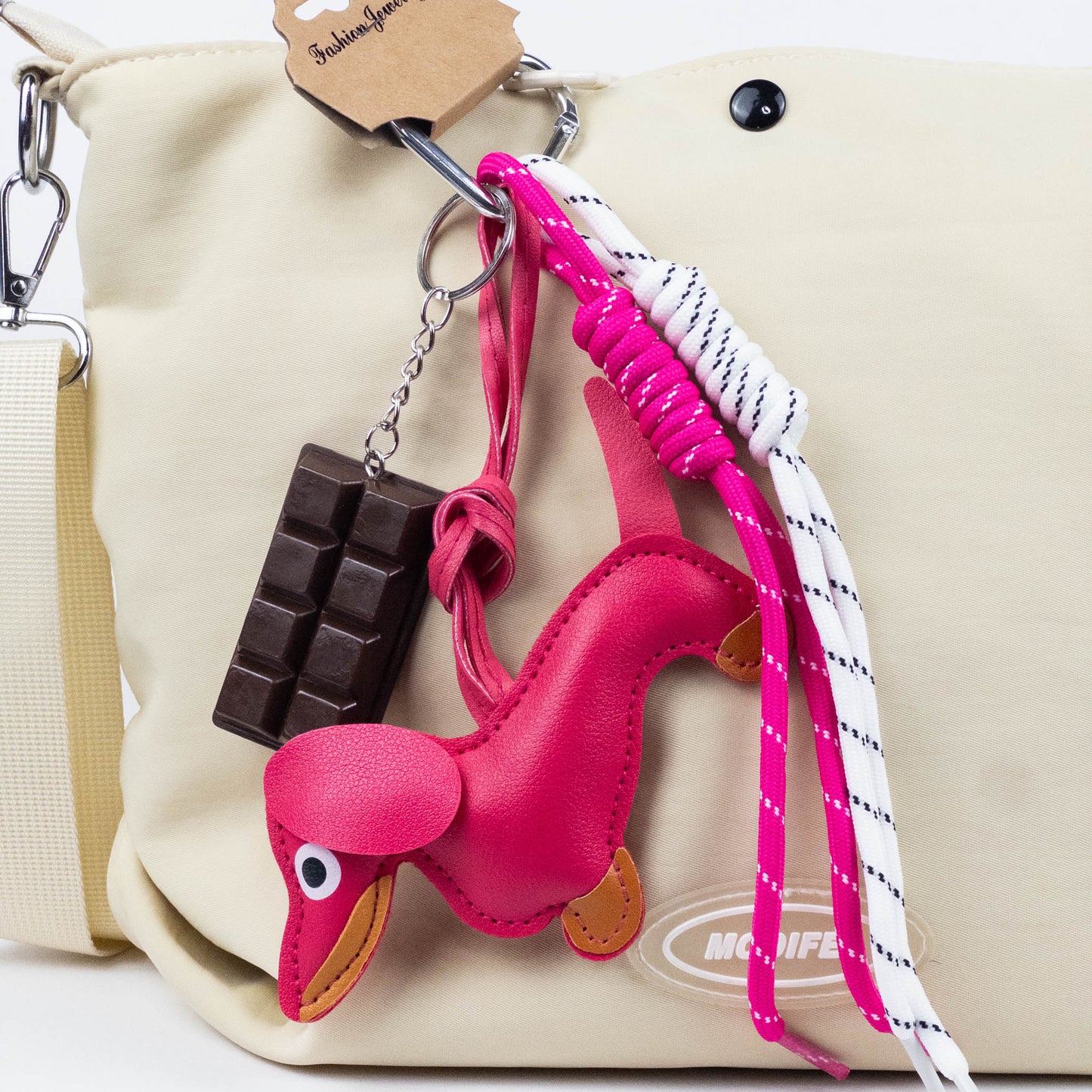 Dog & Chocolate Bag Charm
