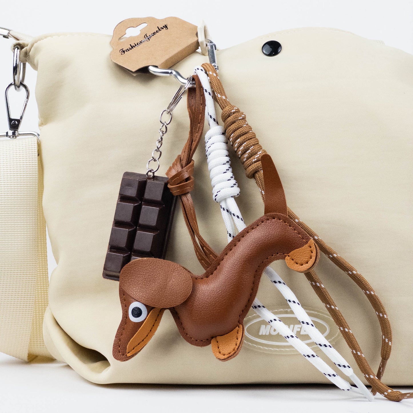 Dog & Chocolate Bag Charm