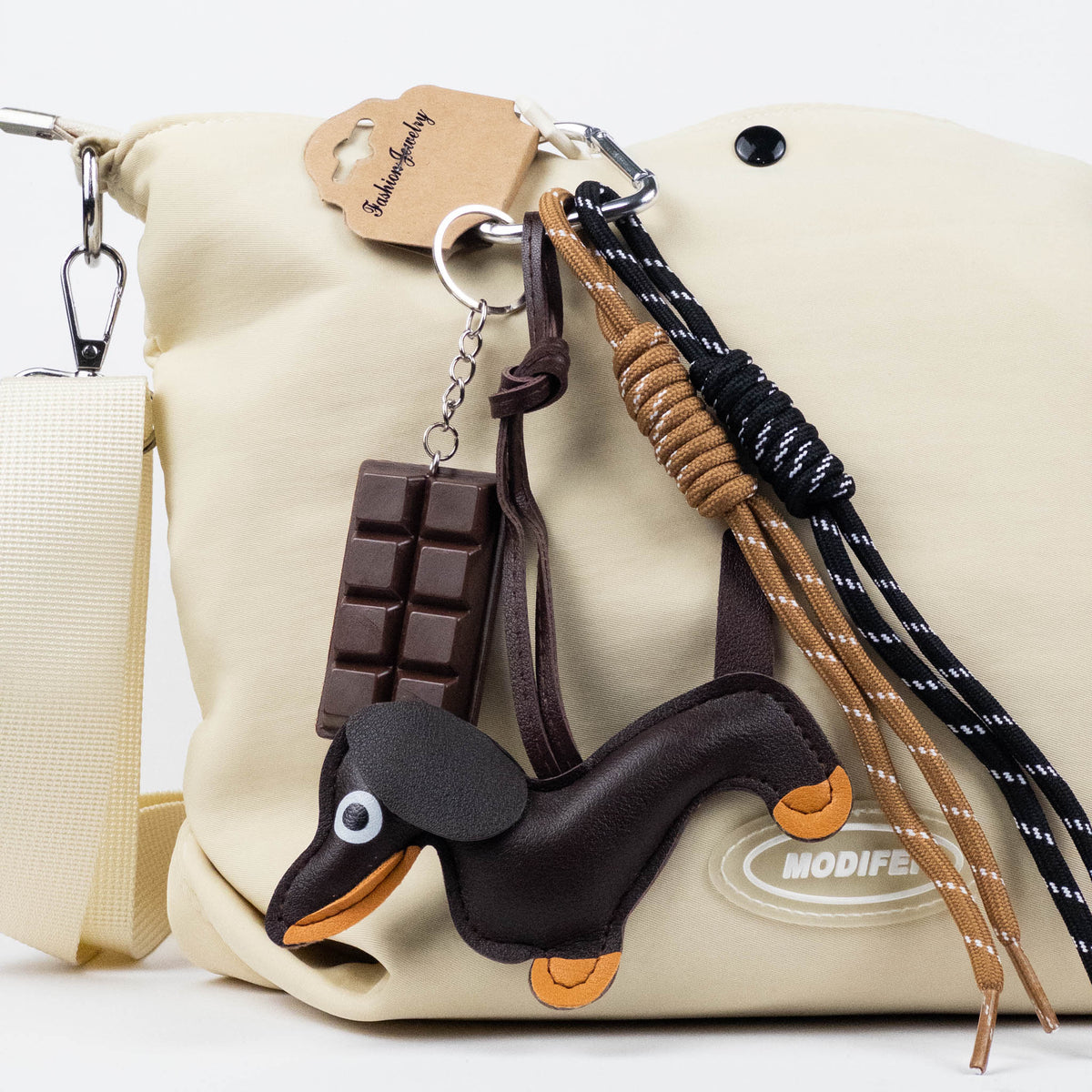 Dog & Chocolate Bag Charm