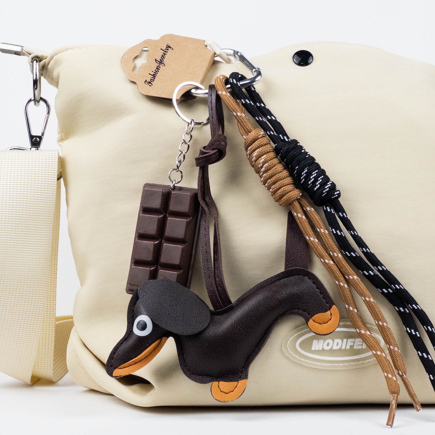 Dog & Chocolate Bag Charm