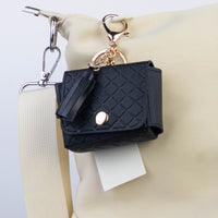 Quilted Mini Bag Charm