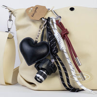 Heart & Flashing Camera Bag Charm