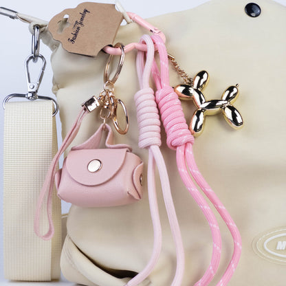 Mini Bag & Balloon Dog Bag Charm