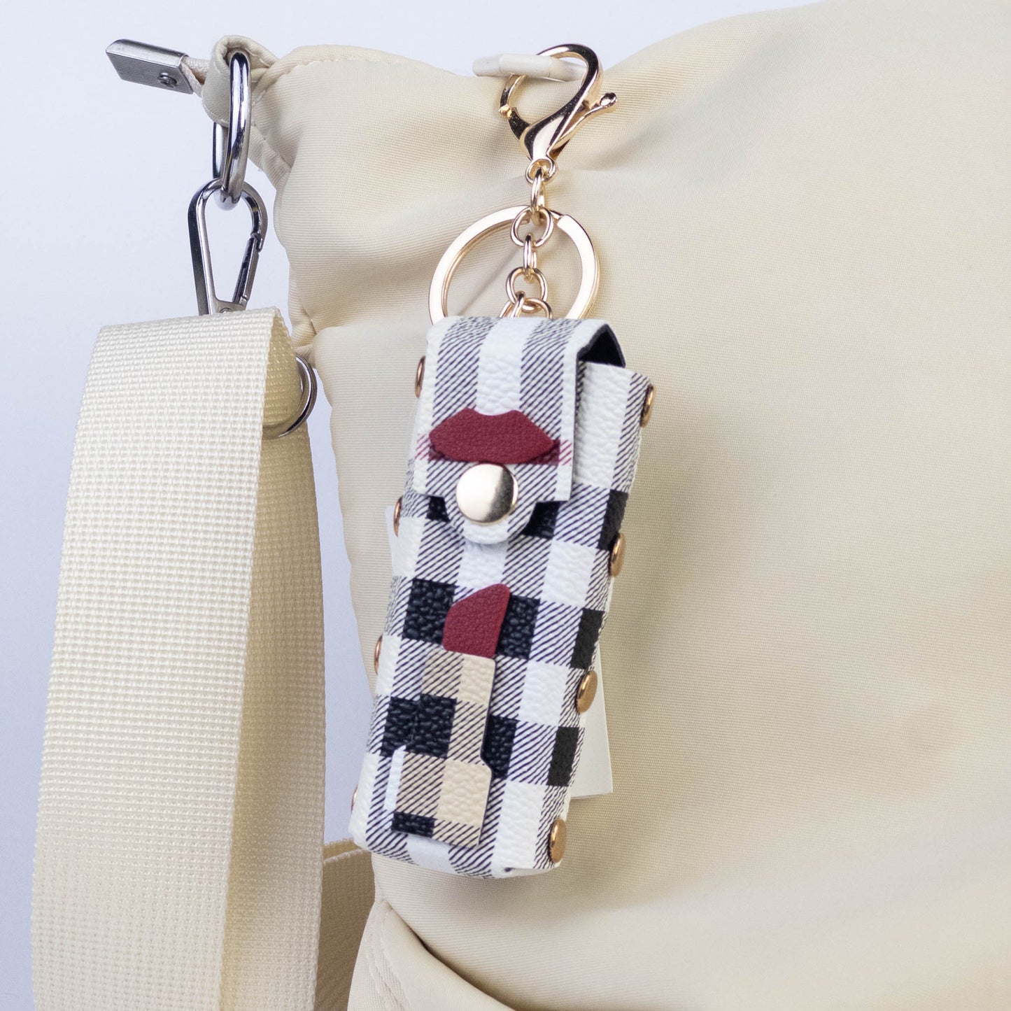 Mini Lipstick Pouch Keychain