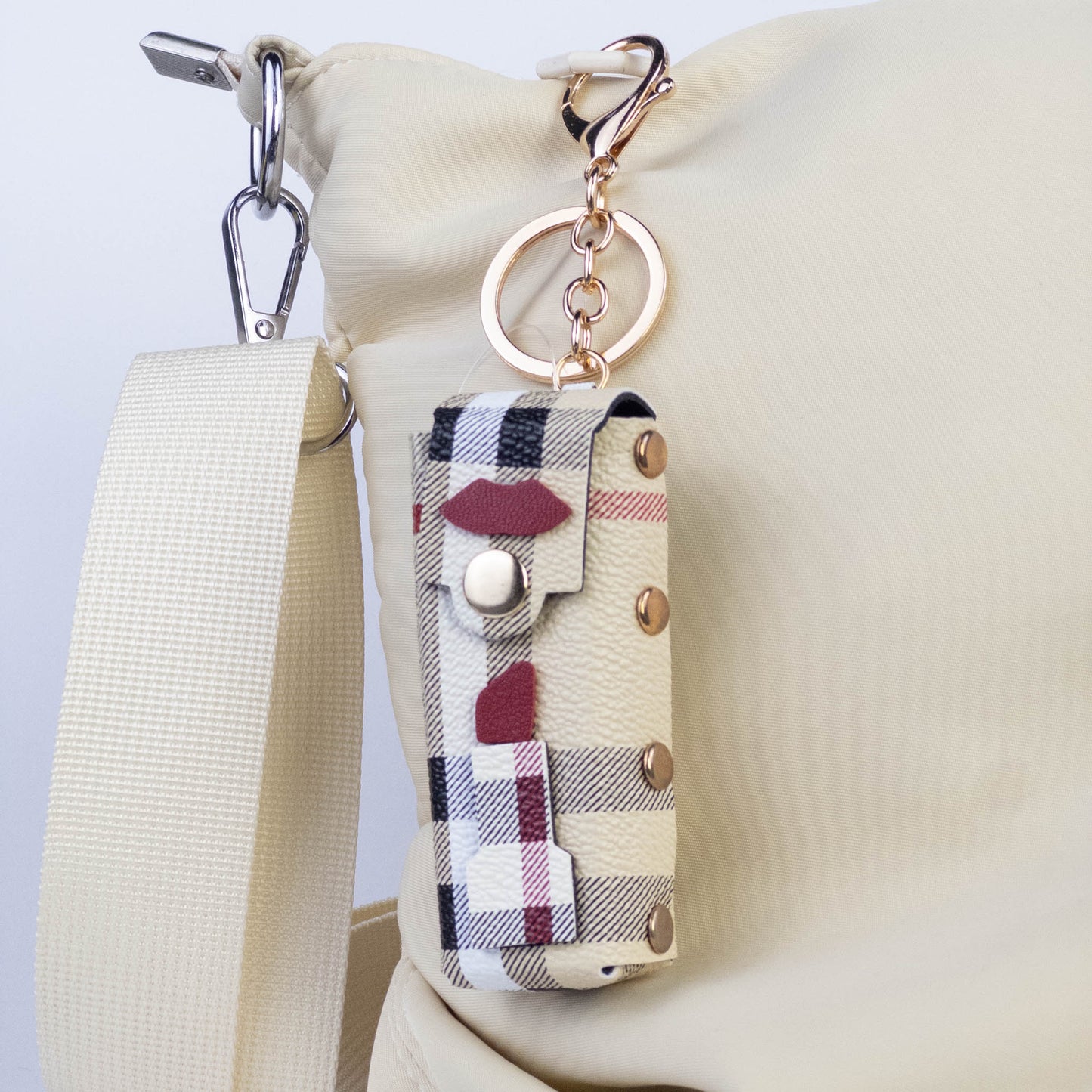 Mini Lipstick Pouch Keychain