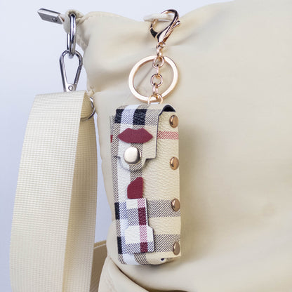 Mini Lipstick Pouch Keychain