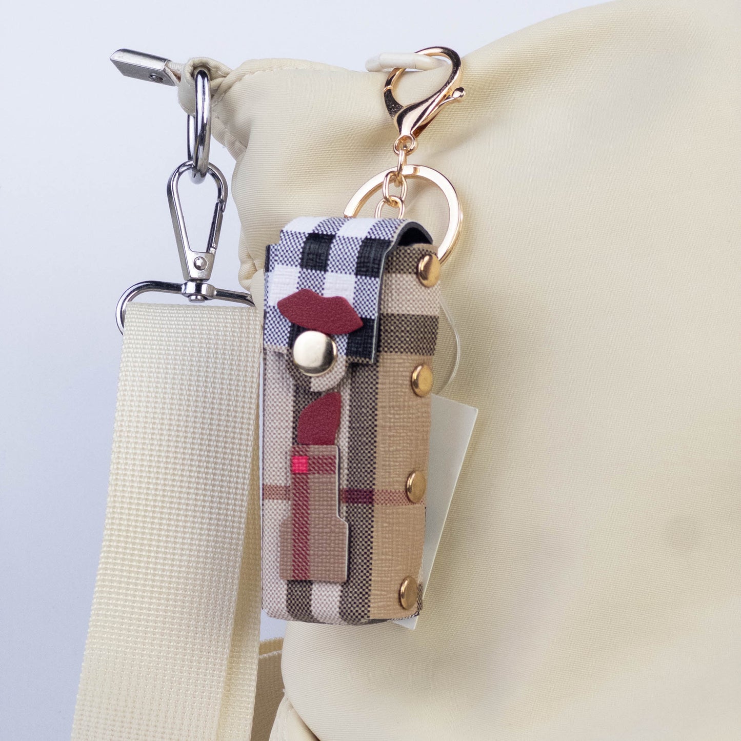 Mini Lipstick Pouch Keychain
