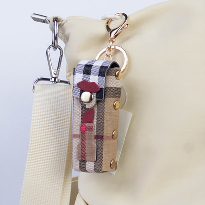 Mini Lipstick Pouch Keychain