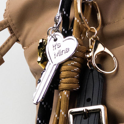 “It’s Mine” Key & Bow Bag Charm