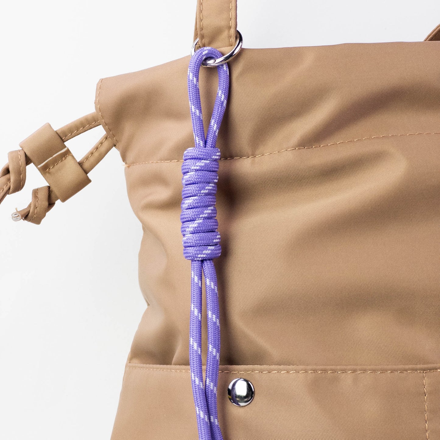 Minimal Rope Loop Bag Charm