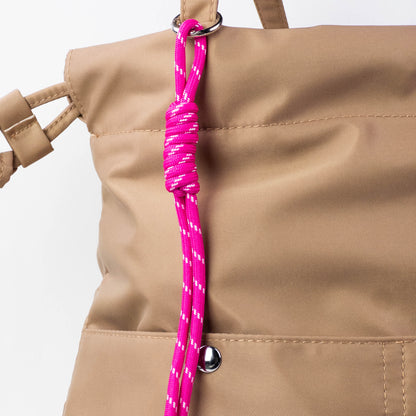 Minimal Rope Loop Bag Charm