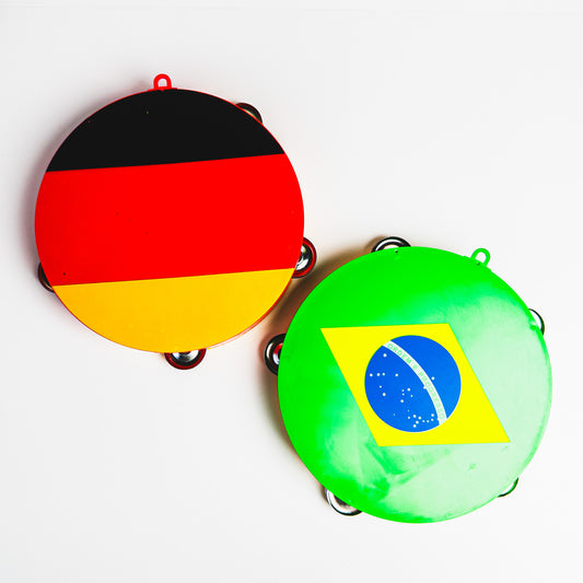 World Cup Fan Tambourine