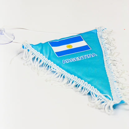 Argentina Mini Car Flag Pendant