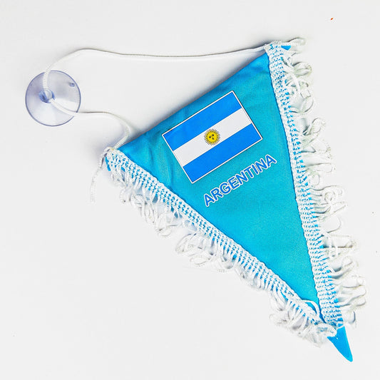 Argentina Mini Car Flag Pendant