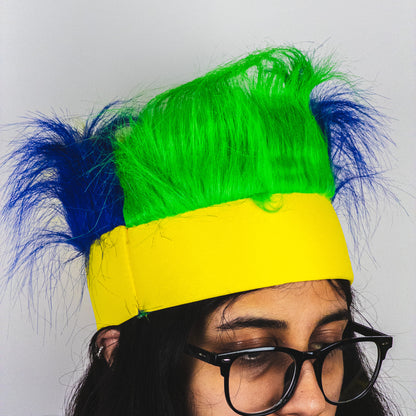 Brazil Fan Wig Hat