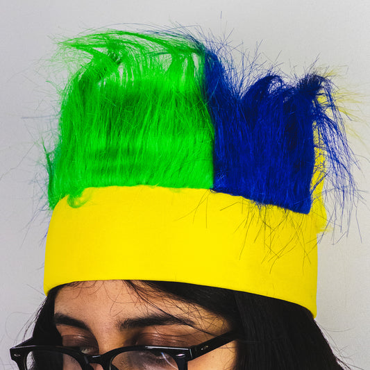 Brazil Fan Wig Hat