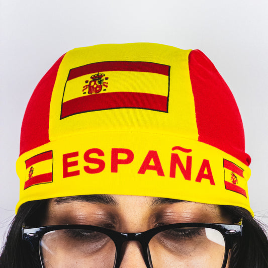 Spain Fan Head Wrap