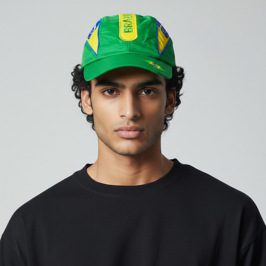 Brazil Football Fan Cap