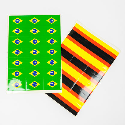 Football Flag Sticker Pack