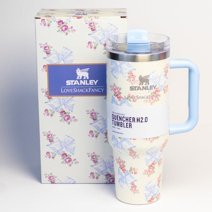 Stanley Quencher Tumbler 1.18L+ [FREE] Christmas Base & Straw Covers