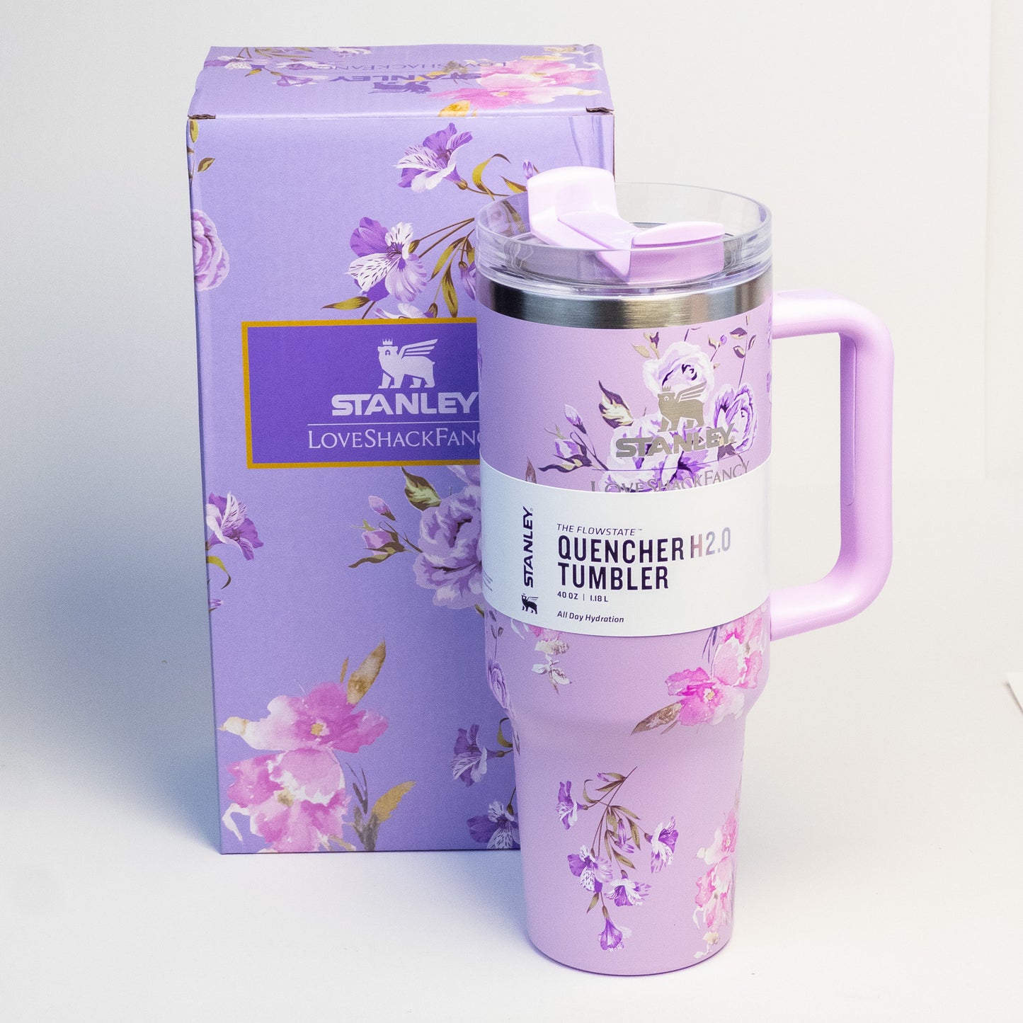 Stanley Quencher Tumbler 1.18L+ [FREE] Christmas Base & Straw Covers