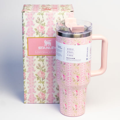 Stanley Quencher Tumbler 1.18L+ [FREE] Christmas Base & Straw Covers