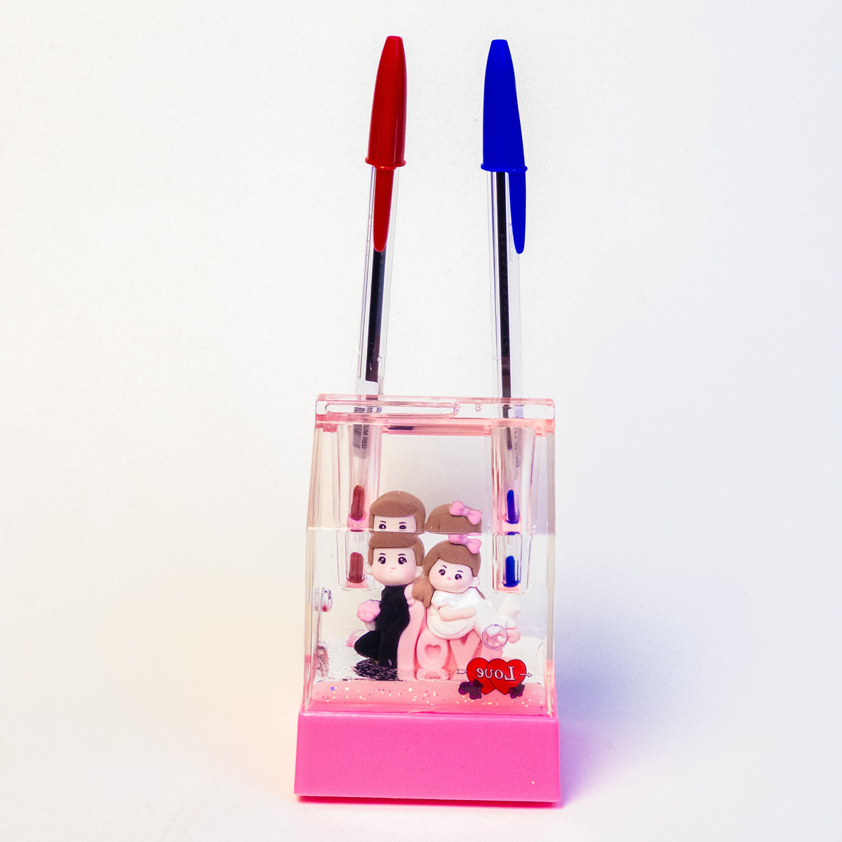 Valentine’s Double Pen Liquid Holder