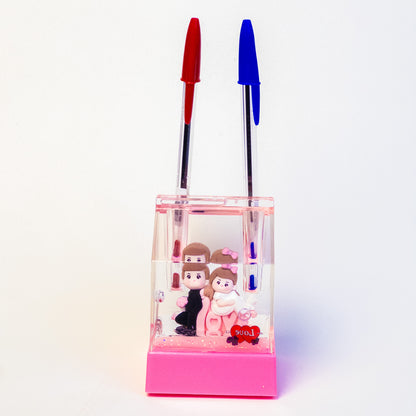 Valentine’s Double Pen Liquid Holder