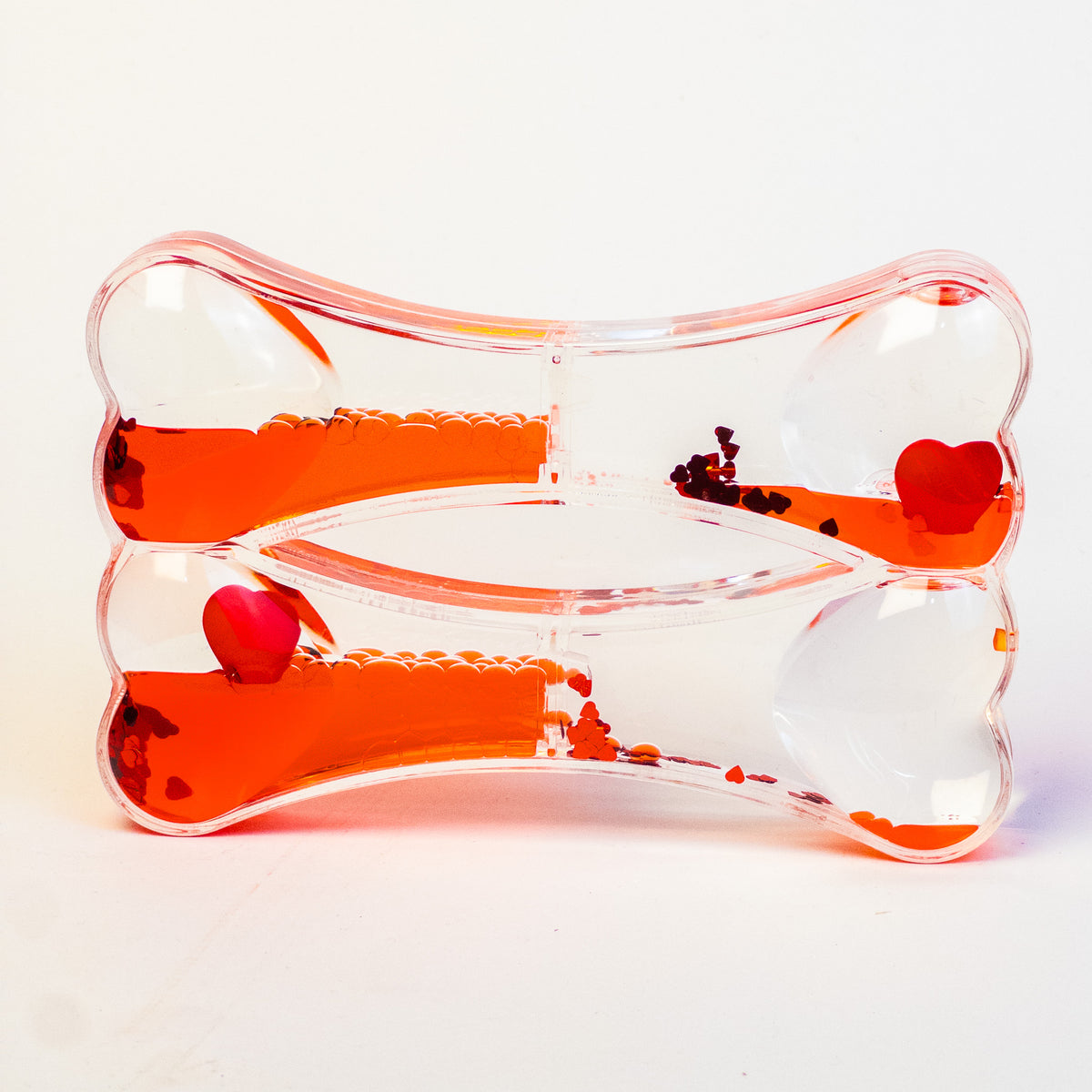 Double Heart Liquid Love Timer