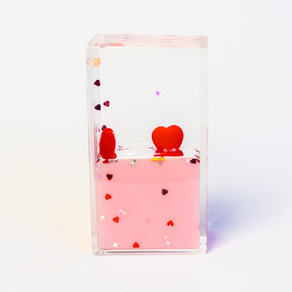 Anti-Gravity Liquid Rectangle Block