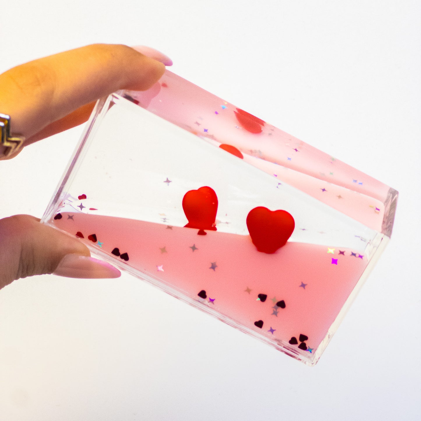 Anti-Gravity Liquid Rectangle Block