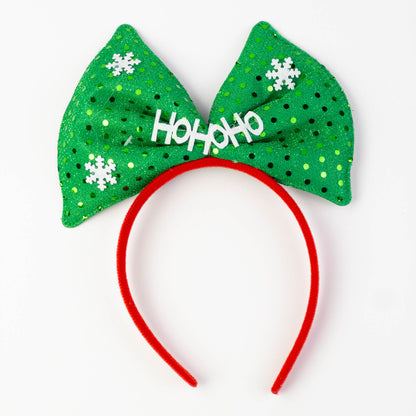 Christmas Bow Tie Headband