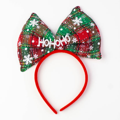 Christmas Bow Tie Headband