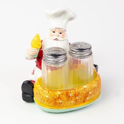 Santa Chef Salt & Pepper Holder