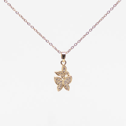 Twin Butterfly Necklace