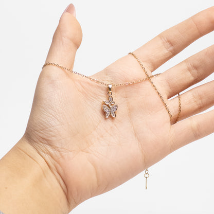 Twin Butterfly Necklace