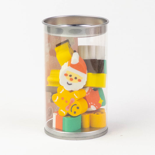 10-Piece Christmas Eraser Set