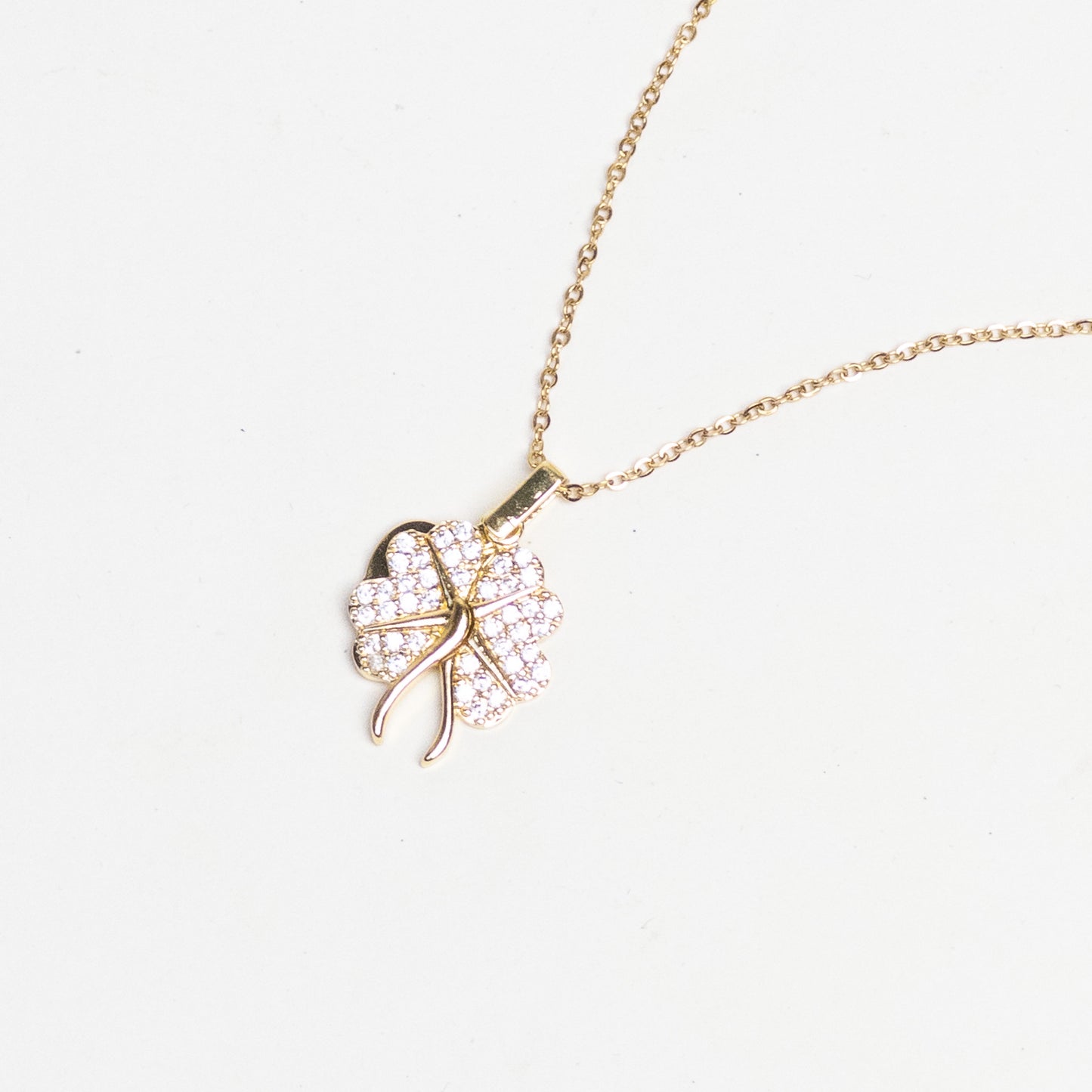 Lucky Clover Heart Necklace