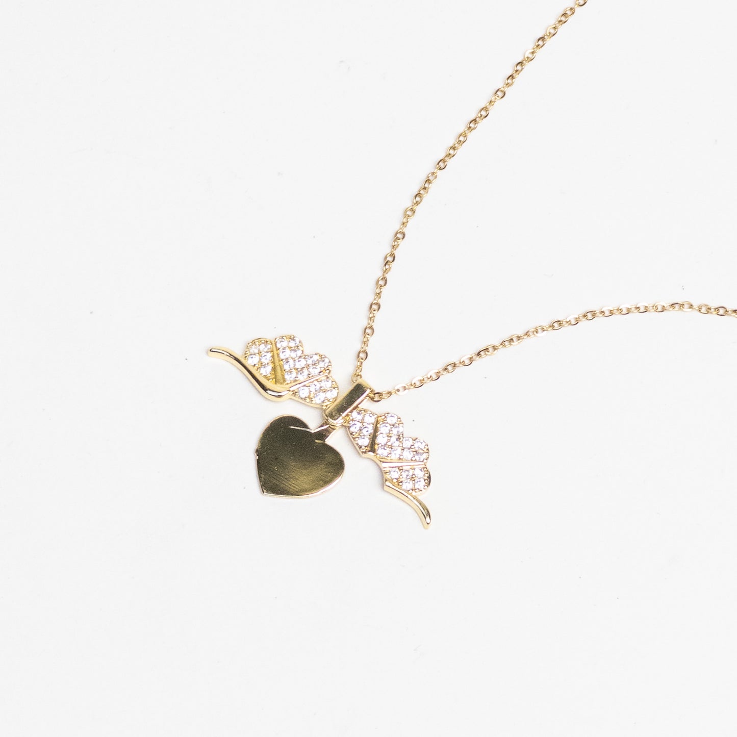 Lucky Clover Heart Necklace
