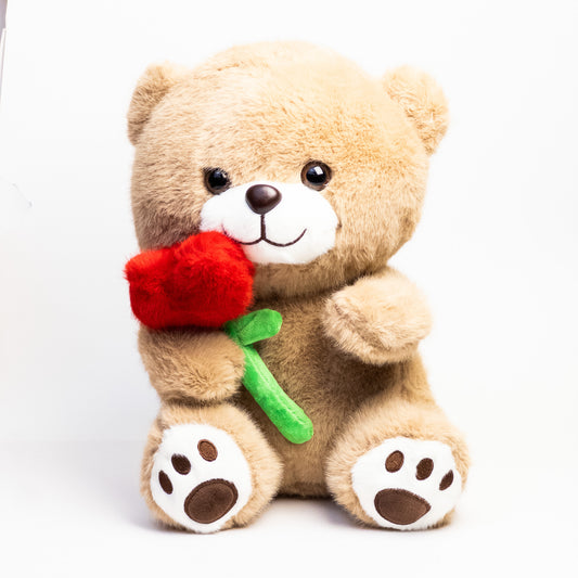 Teddy Bear with Rose Plus