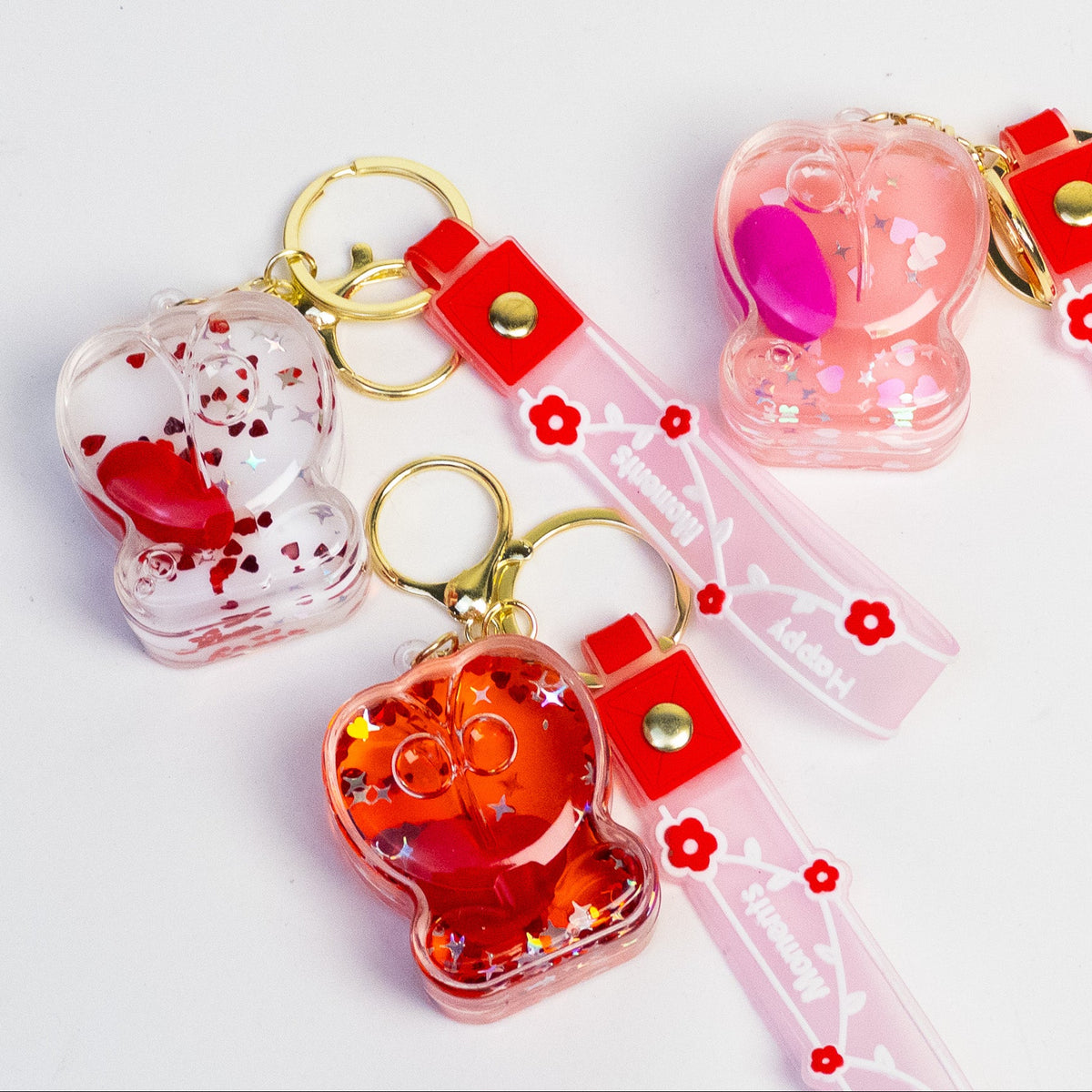 Shaky Love Bear Valentine Keychain