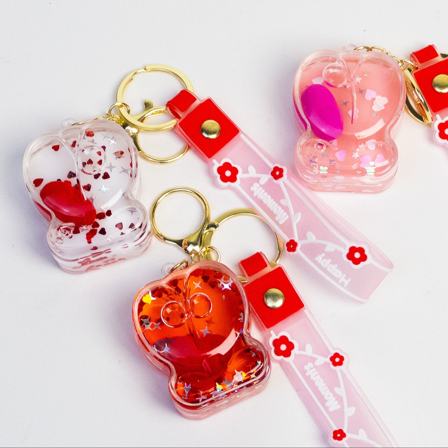 Shaky Love Bear Valentine Keychain