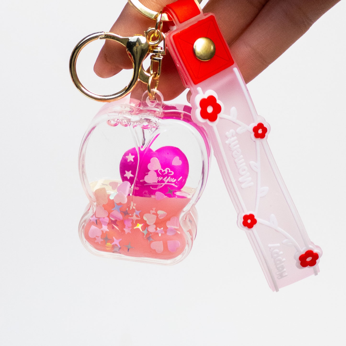 Shaky Love Bear Valentine Keychain