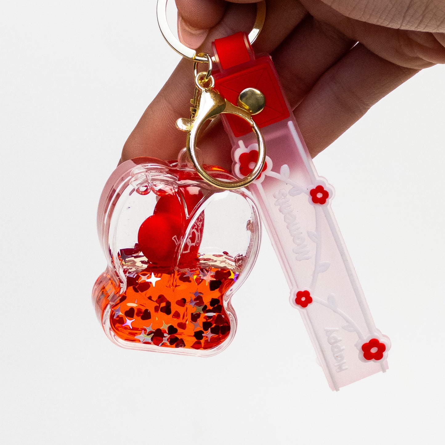 Shaky Love Bear Valentine Keychain