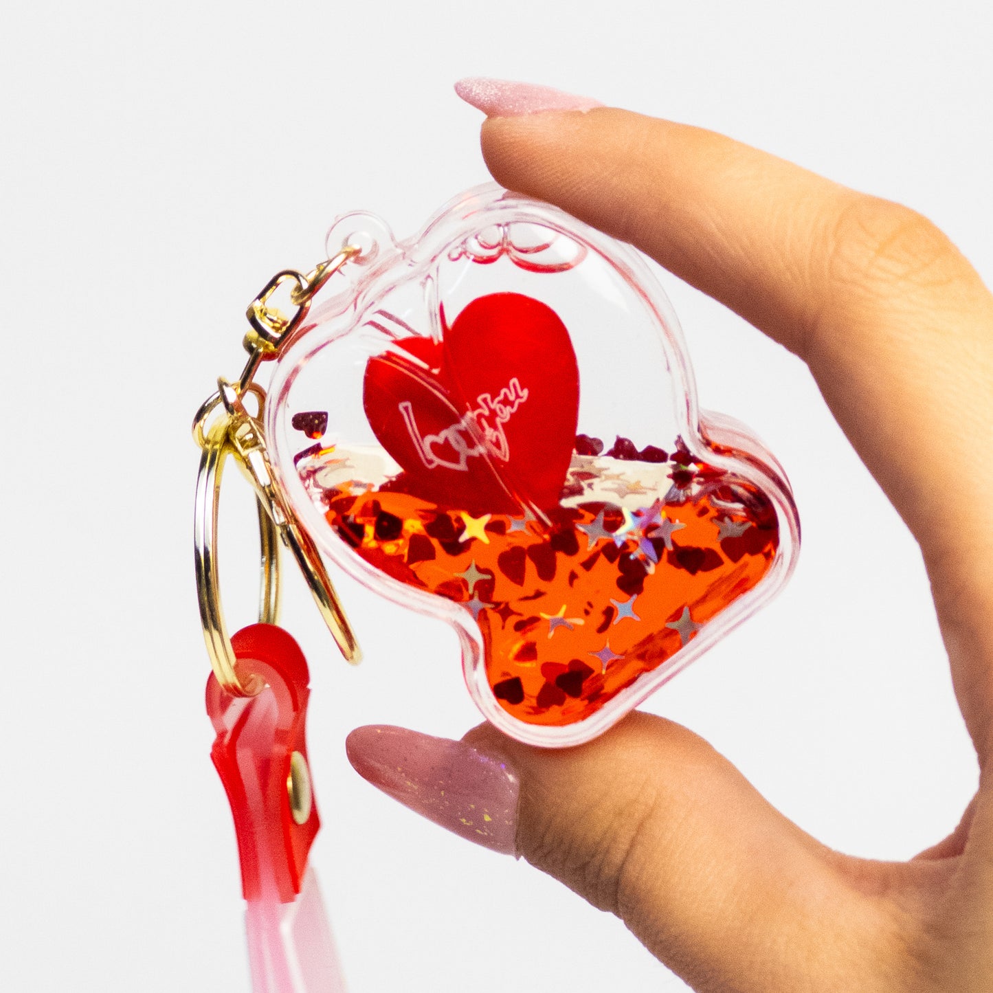 Shaky Love Bear Valentine Keychain