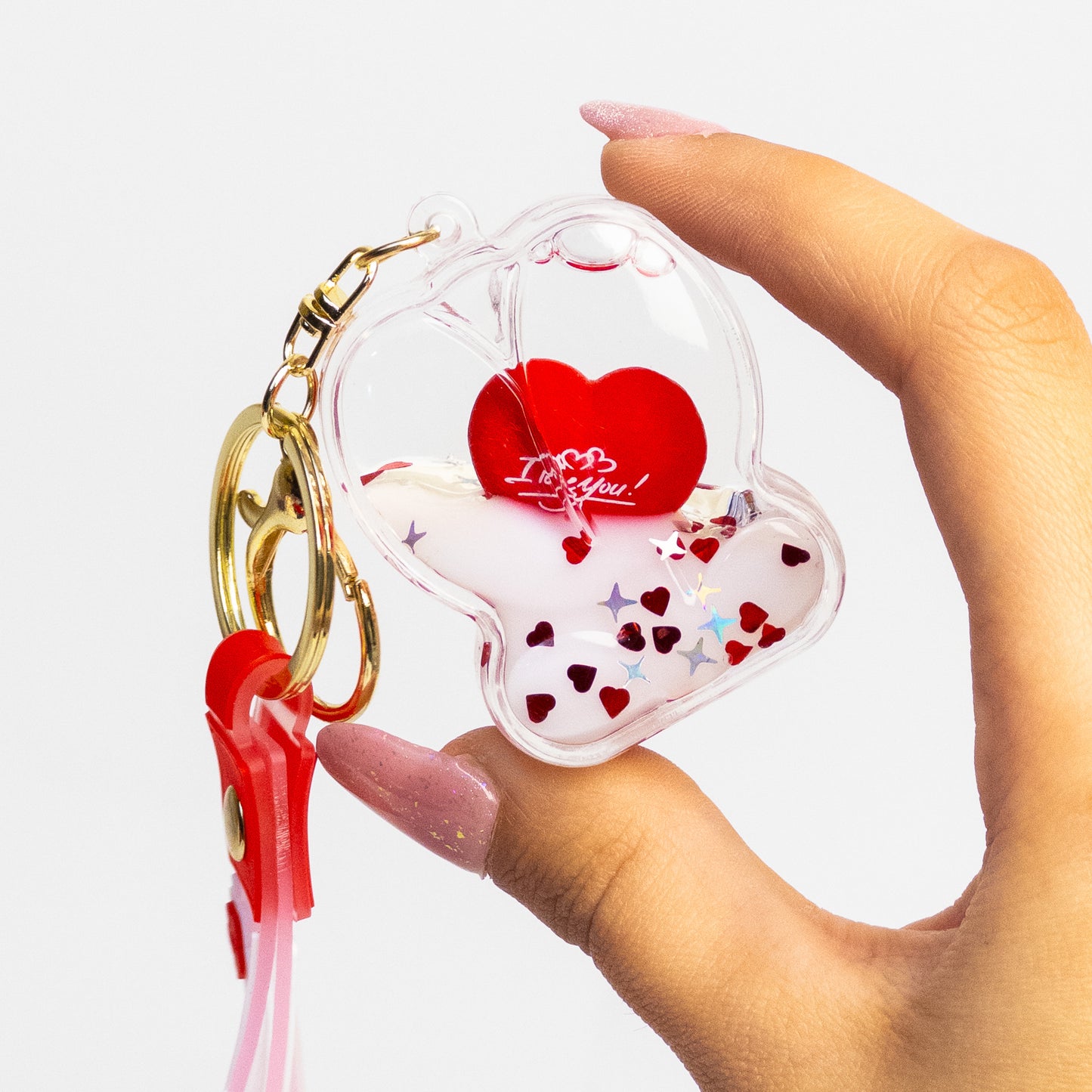 Shaky Love Bear Valentine Keychain