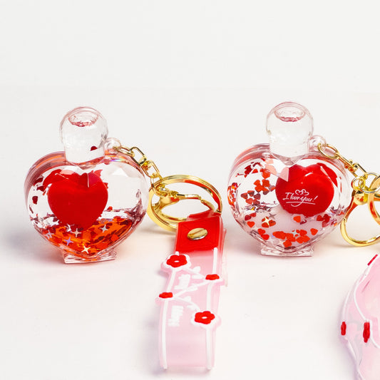 Heart Potion Keychain