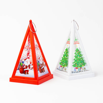 LED Christmas Pyramid Lantern