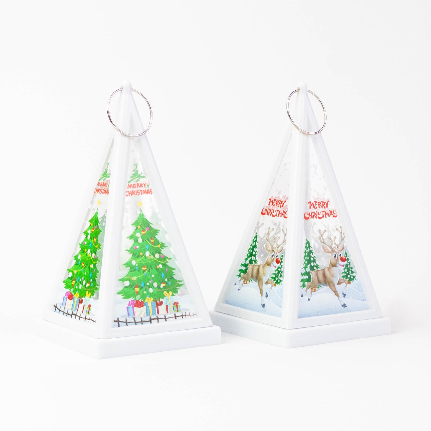 LED Christmas Pyramid Lantern